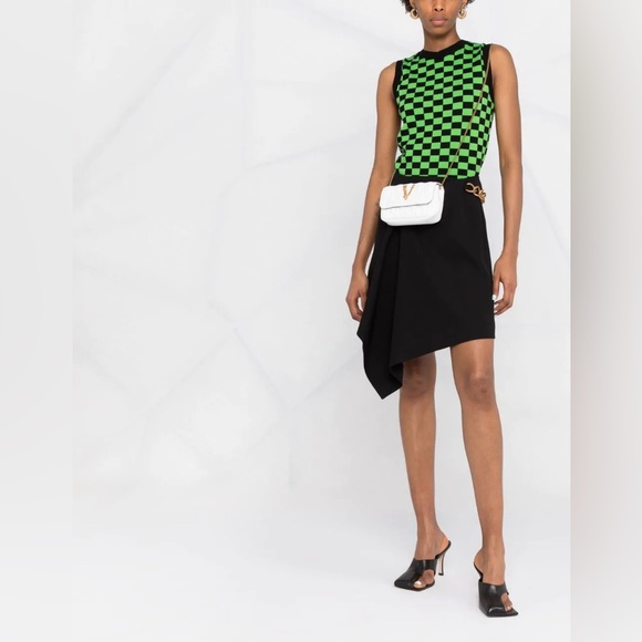 NWT Authentic VERSACE Virtus Quilted Medallion Shoulder Bag White BRAND NEW!!! - Picture 6 of 17